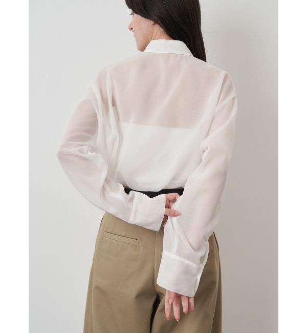 ELENDEEK「OVER SIZE SHEER SH」|シャツ・ブラウス|