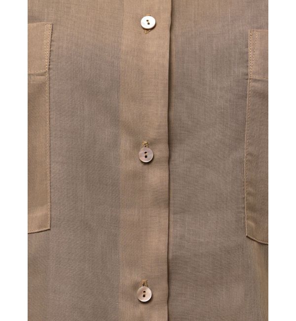 ELENDEEK「OVER SIZE SHEER SH」|シャツ・ブラウス|