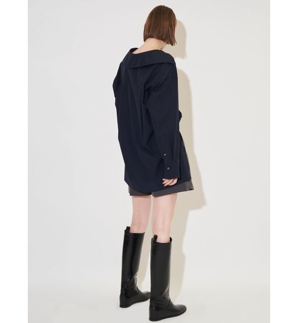 ELENDEEK「BIG COLLAR SKIPPER SH」|シャツ・ブラウス|