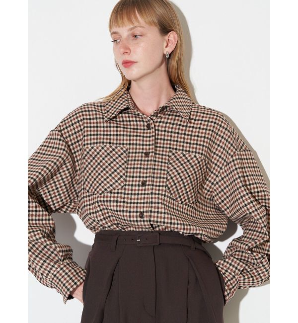 ELENDEEK「VARIETY MATERIAL OVER SH」|シャツ・ブラウス|