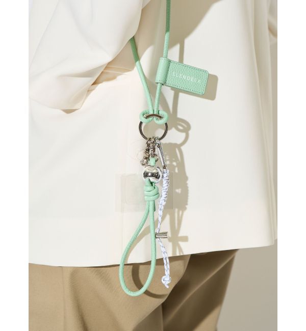 ELENDEEK「MULTI SMARTPHONE LEATHER SHOULDER」|モバイルケース|ミントグリーン