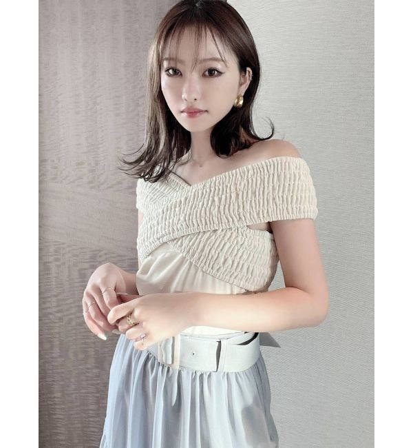 RESEXXY「オフショルデザイントップス」|Tシャツ・カットソー|