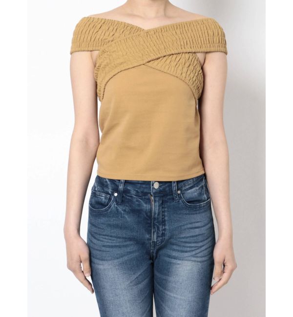 RESEXXY「オフショルデザイントップス」|Tシャツ・カットソー|