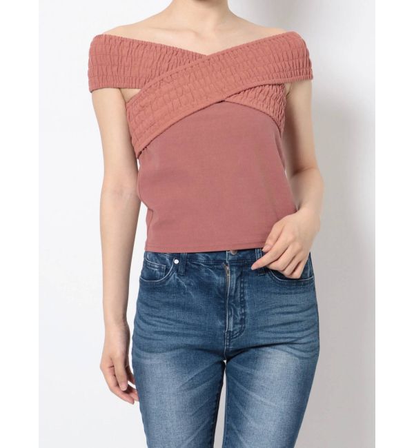 RESEXXY「オフショルデザイントップス」|Tシャツ・カットソー|