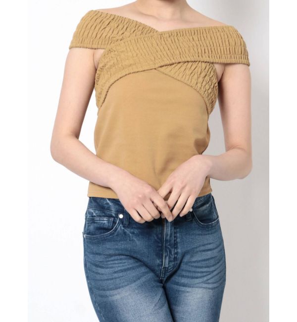 RESEXXY「オフショルデザイントップス」|Tシャツ・カットソー|