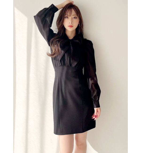 RESEXXY「シアーシャツセットミニワンピース」|ワンピース|