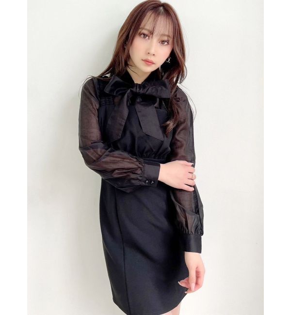 RESEXXY「シアーシャツセットミニワンピース」|ワンピース|
