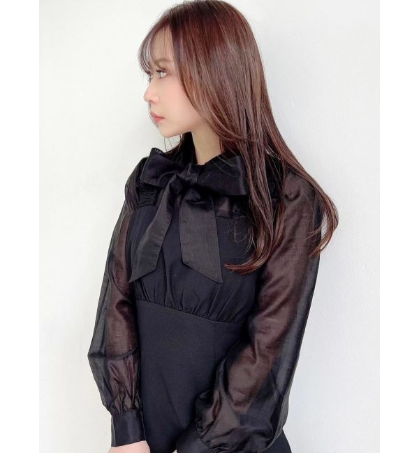 RESEXXY「シアーシャツセットミニワンピース」|ワンピース|