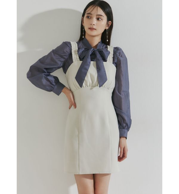 RESEXXY「シアーシャツセットミニワンピース」|ワンピース|