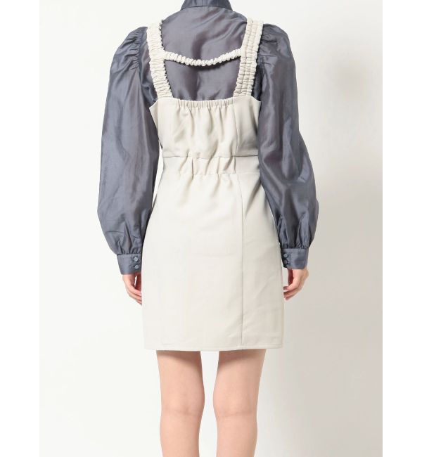 RESEXXY「シアーシャツセットミニワンピース」|ワンピース|