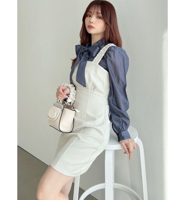 RESEXXY「シアーシャツセットミニワンピース」|ワンピース|