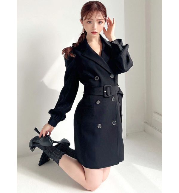 RESEXXY「スリーブシアージャケットワンピース」|ワンピース|