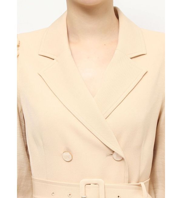 RESEXXY「スリーブシアージャケットワンピース」|ワンピース|