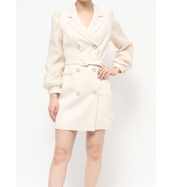 RESEXXY「スリーブシアージャケットワンピース」|ワンピース|