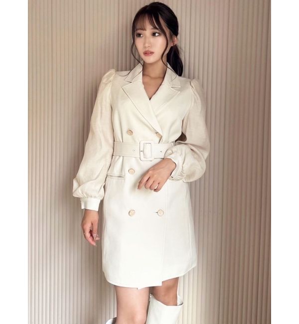 RESEXXY「スリーブシアージャケットワンピース」|ワンピース|