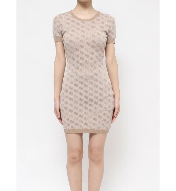 RESEXXY「ラメジャガードミニニットワンピース」|ワンピース|