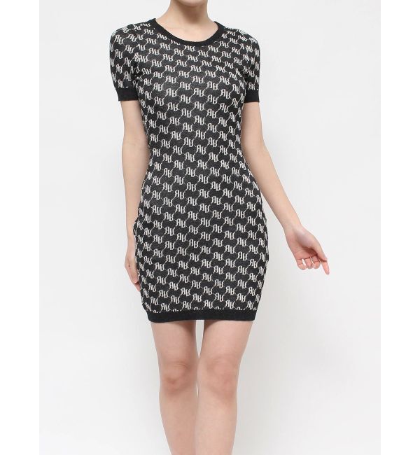 RESEXXY「ラメジャガードミニニットワンピース」|ワンピース|