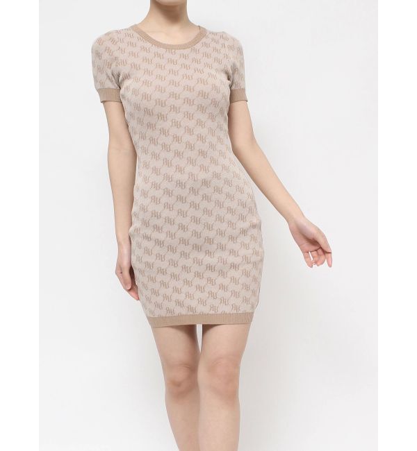 RESEXXY「ラメジャガードミニニットワンピース」|ワンピース|