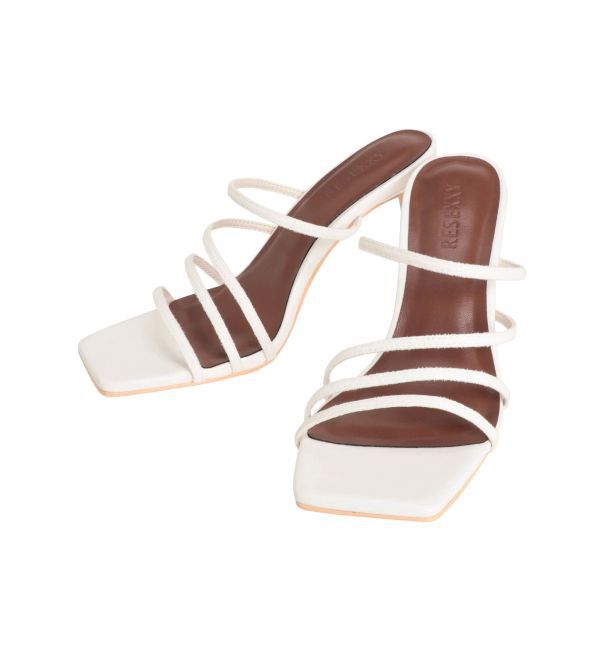 RESEXXY「ランダムラインピンヒールサンダル」|サンダル|