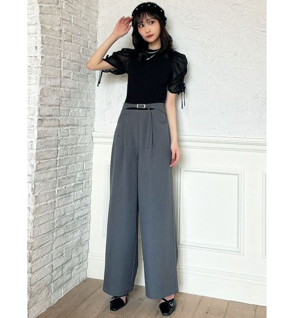 RESEXXY「ウエストオープンワイドパンツ」|その他|