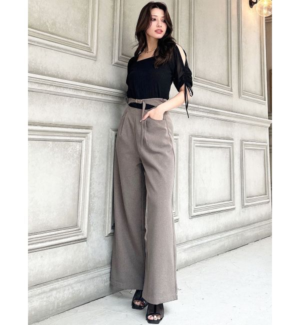 RESEXXY「ウエストオープンワイドパンツ」|その他|