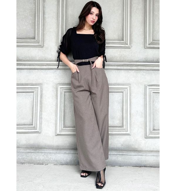 RESEXXY「ウエストオープンワイドパンツ」|その他|