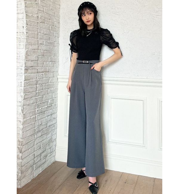 RESEXXY「ウエストオープンワイドパンツ」|その他|