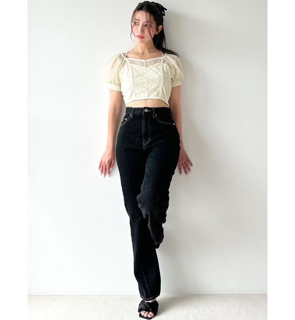 RESEXXY「スパンコールレースブラウス」|シャツ・ブラウス|