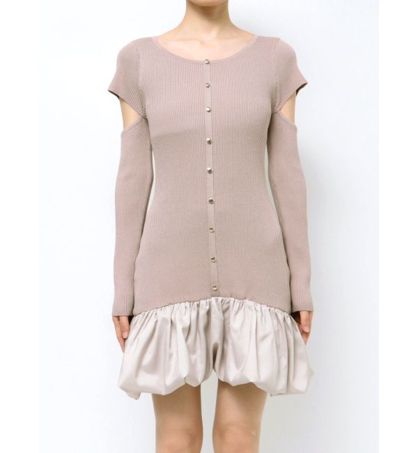 RESEXXY「ヘムドッキングミニニットワンピース」|ワンピース|