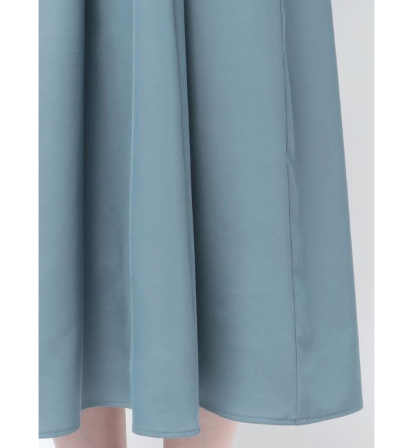 RESEXXY「フロントギャザーフレアロングワンピース」|ワンピース|