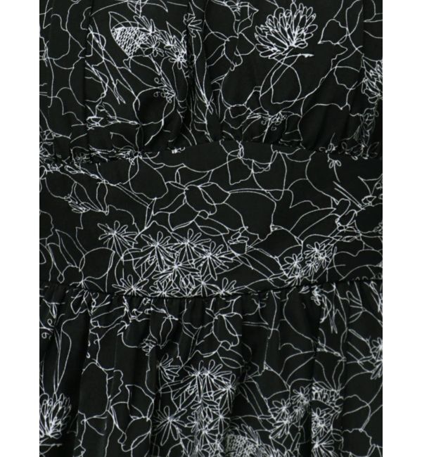 RESEXXY「フロントギャザーフレアロングワンピース」|ワンピース|