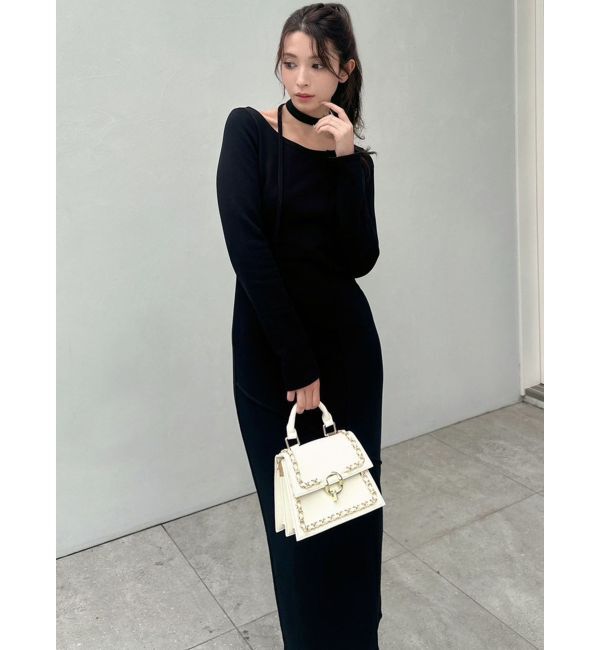 RESEXXY「チェーントリミングハンドバッグ」|ハンドバッグ|