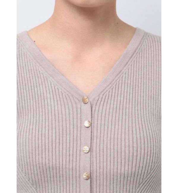 RESEXXY「バックリボンペプラムニットトップス」|ニット・セーター|