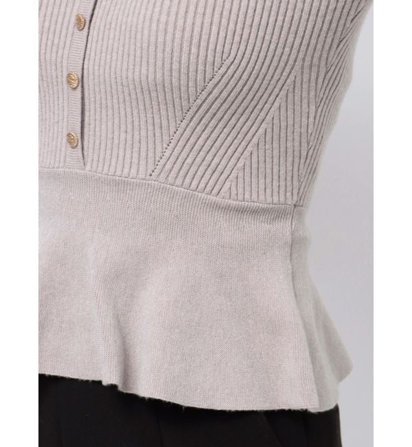 RESEXXY「バックリボンペプラムニットトップス」|ニット・セーター|