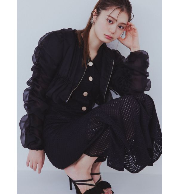 RESEXXY「ラッセルマーメイドワンピース【ピンク・オレンジWEB限定カラー】」|ワンピース|