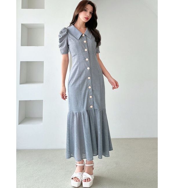 RESEXXY「ラッセルマーメイドワンピース【ピンク・オレンジWEB限定カラー】」|ワンピース|