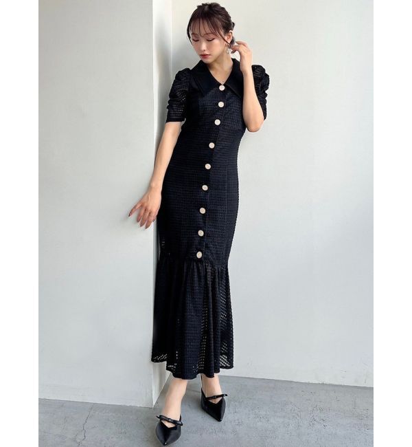 RESEXXY「ラッセルマーメイドワンピース【ピンク・オレンジWEB限定カラー】」|ワンピース|