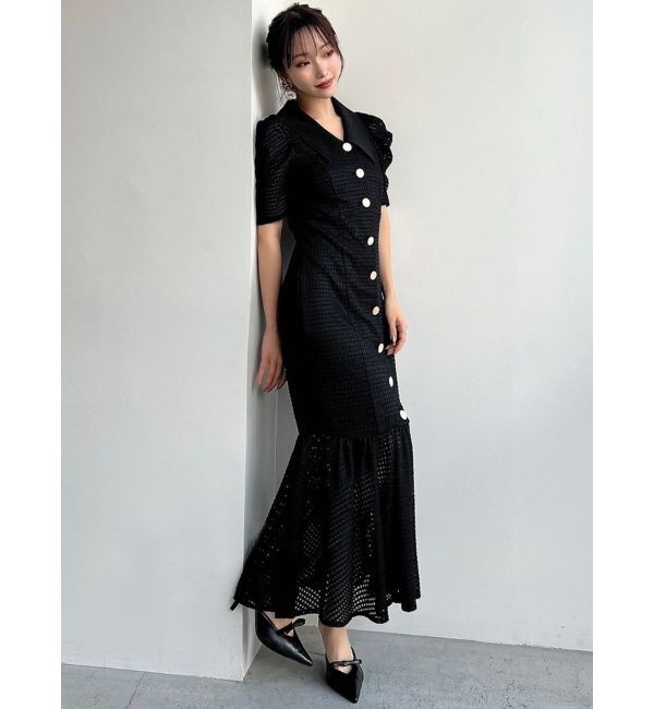 RESEXXY「ラッセルマーメイドワンピース【ピンク・オレンジWEB限定カラー】」|ワンピース|