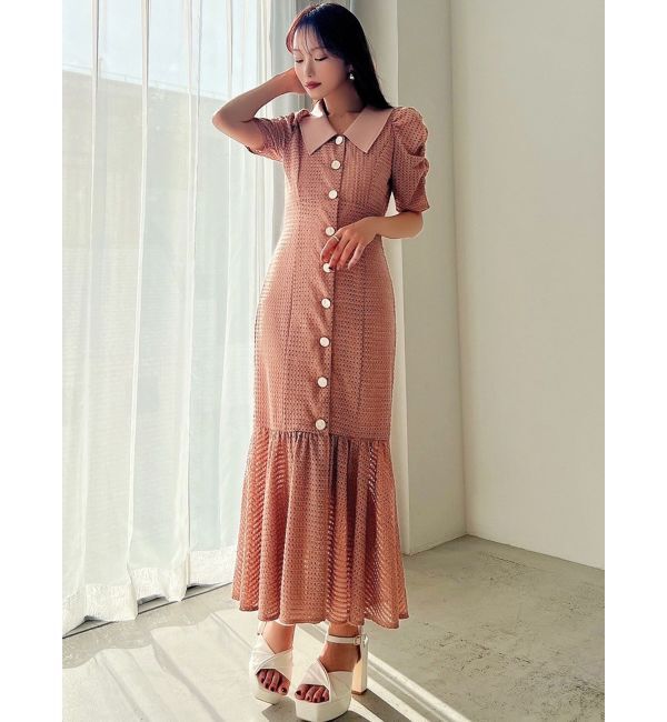 RESEXXY「ラッセルマーメイドワンピース【ピンク・オレンジWEB限定カラー】」|ワンピース|