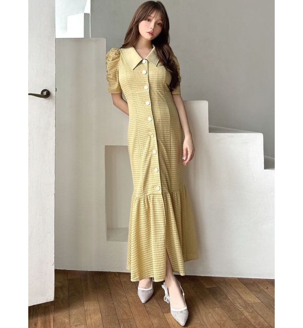 RESEXXY「ラッセルマーメイドワンピース【ピンク・オレンジWEB限定カラー】」|ワンピース|