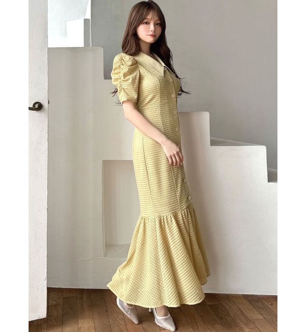 RESEXXY「ラッセルマーメイドワンピース【ピンク・オレンジWEB限定カラー】」|ワンピース|