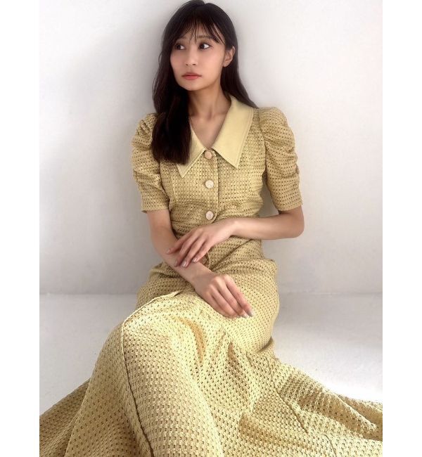 RESEXXY「ラッセルマーメイドワンピース【ピンク・オレンジWEB限定カラー】」|ワンピース|