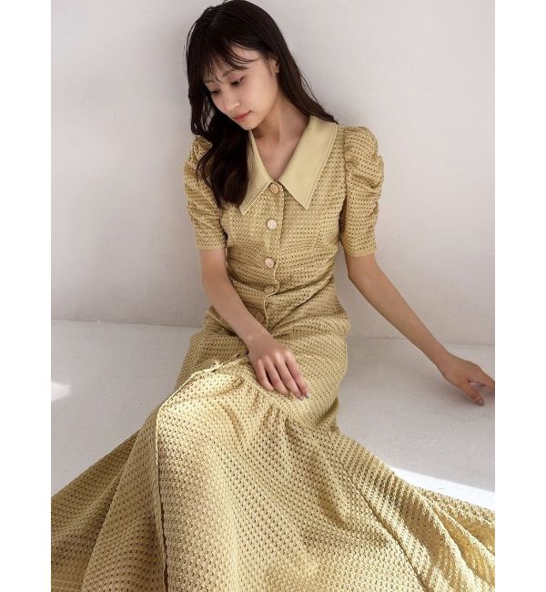 RESEXXY「ラッセルマーメイドワンピース【ピンク・オレンジWEB限定カラー】」|ワンピース|