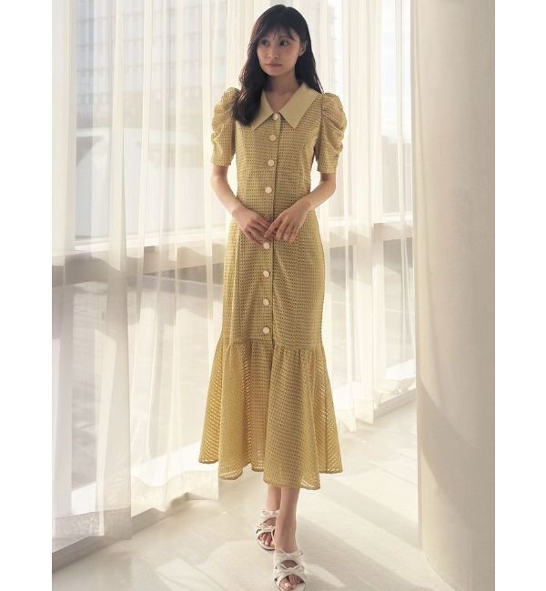 RESEXXY「ラッセルマーメイドワンピース【ピンク・オレンジWEB限定カラー】」|ワンピース|