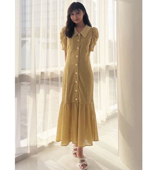 RESEXXY「ラッセルマーメイドワンピース【ピンク・オレンジWEB限定カラー】」|ワンピース|