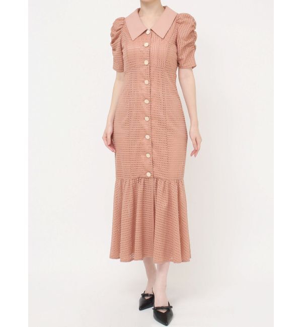 RESEXXY「ラッセルマーメイドワンピース【ピンク・オレンジWEB限定カラー】」|ワンピース|