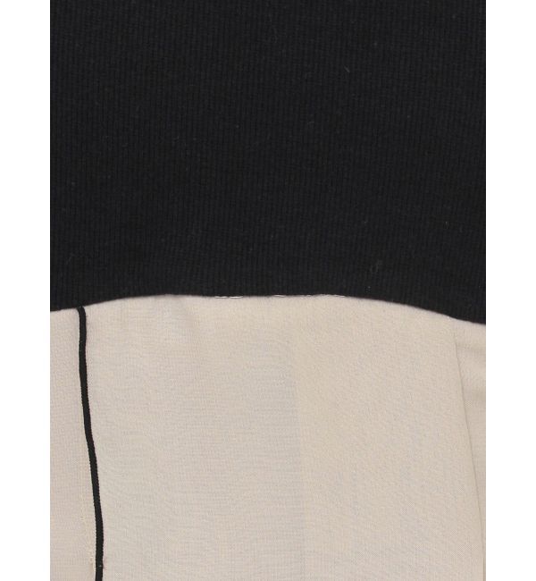 RESEXXY「バイカラーメローフレアワンピース」|ワンピース|