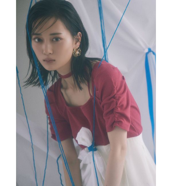 RESEXXY「バイカラーメローフレアワンピース」|ワンピース|