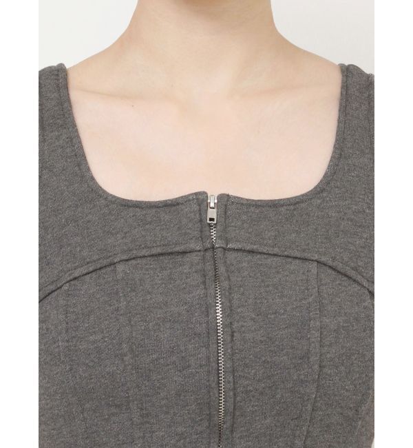 RESEXXY「センターZIPコルセットトップス【セットアップ着用可能】」|タンクトップ|