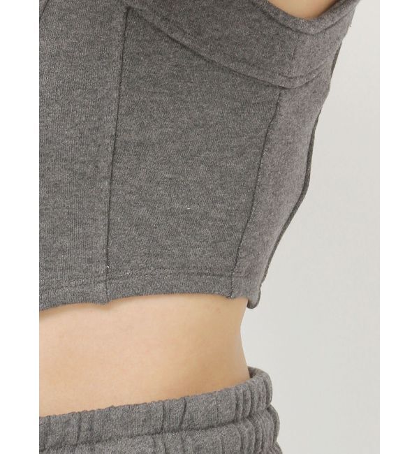 RESEXXY「センターZIPコルセットトップス【セットアップ着用可能】」|タンクトップ|